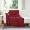 vidaXL Pokrivači za bacanje 6 pcs Bordeaux Crvena 200 x 150 cm Runo