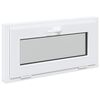 vidaXL Prozor za podrum RISOR 80 x 40 cm PVC i staklo