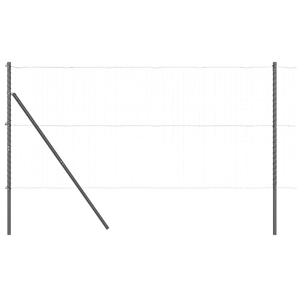 vidaXL Stup za ogradu Ostalo 52 pcs Siva 3,2 x 3,2 x 150 cm Čelik