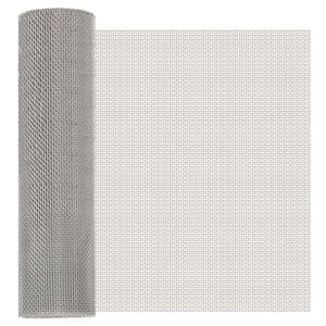 vidaXL Mrežna tkanina 40 x 1000 cm 8 Mesh Nehrđajući čelik 201 Srebrna