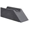 vidaXL Jastučić za noge 68 x 25 x 21,5 cm Čvrst PU pjena Siva