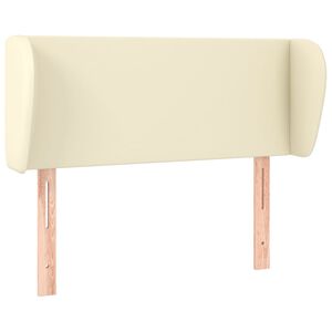 vidaXL Uzglavlje s u&scaron;ima krem 83x23x78/88 cm od od umjetne kože