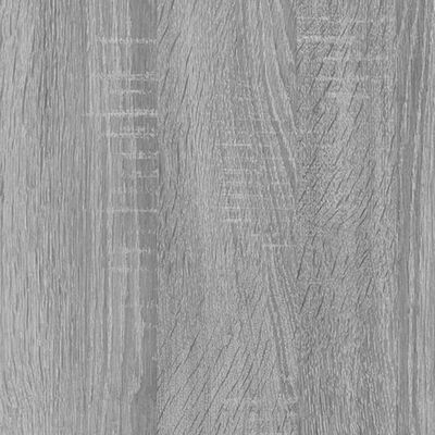 vidaXL Kupaonski ormarić sivi hrast 30x30x183,5 cm konstruirano drvo