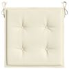 vidaXL Jastuci za vrtne stolice 6 kom krem 50x50x2 cm tkanina Oxford