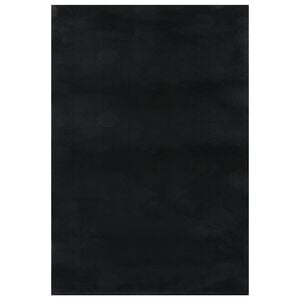 vidaXL Perivi mekani pahuljasti tepih 160 x 230 cm protuklizni crni