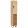 vidaXL Visoka komoda hrasta sonome 34,5x34x180cm od konstruiranog drva