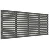 vidaXL Zidno uzglavlje sivo 156x3x91,5 cm od masivne borovine