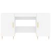 vidaXL Radni stol bijeli 140 x 50 x 75 cm od konstruiranog drva