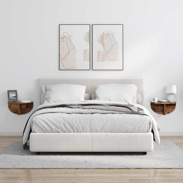 vidaXL Polica na zidu Staro drvo 38 x 19 x 19 cm Konstruirano drvo