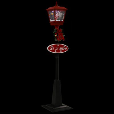 vidaXL Božićna ulična svjetiljka s Djedom Mrazom 180 cm LED