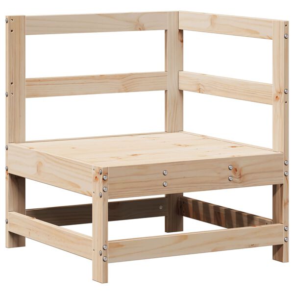 vidaXL 3-dijelni set vrtnih sofa od masivne borovine