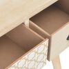 vidaXL Konzolni stol s 3 ladice 100 x 30 x 73 cm od masivne borovine