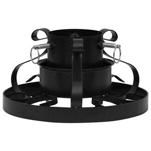 vidaXL Stalak za božićno drvce crni 29 x 29 x 15,5 cm