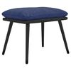 vidaXL Tabure plavi 45x29,5x35 cm od tkanine i umjetne kože