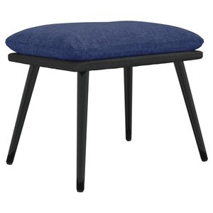 vidaXL Tabure plavi 45x29,5x35 cm od tkanine i umjetne kože