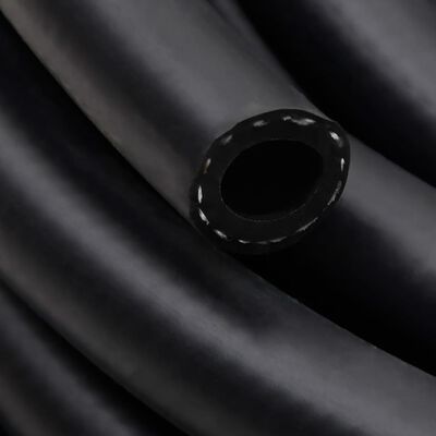 vidaXL Hibridno zračno crijevo crno 0,6 " 2 m od gume i PVC-a