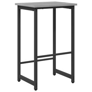 vidaXL Barska stolica Siva Sonoma 40 x 32 x 64 cm Konstruirano drvo