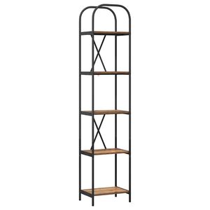 vidaXL Polica 5 razina 40 x 30 x 183 cm Konstruirano drvo Staro drvo