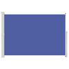 vidaXL Uvlačiva bočna tenda za terasu 200 x 300 cm plava