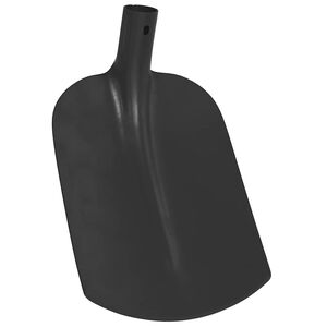vidaXL Glava lopate Crna 34,5 x 24 cm Čelik s prahom premazan