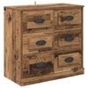 vidaXL Kreveta Staro drvo 70 x 35,5 x 67,5 cm Konstruirano drvo