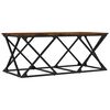 vidaXL Stolić za kavu boja hrasta 100 x 49 x 40 cm konstruirano drvo