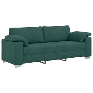 vidaXL Sofa Tamnozelena 219 x 80 x 82 cm tkanina