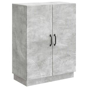 vidaXL Kreveta Betonska siva 66 x 34,5 x 87 cm Konstruirano drvo