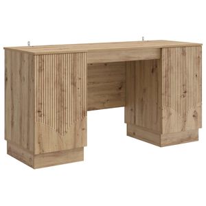 vidaXL Stol Hrast artisan 142,5 x 50 x 75 cm Konstruirano drvo
