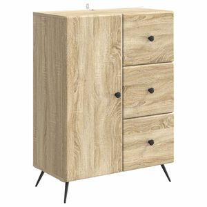 vidaXL Kreveta Hrast sonoma 66 x 34,5 x 90 cm Konstruirano drvo