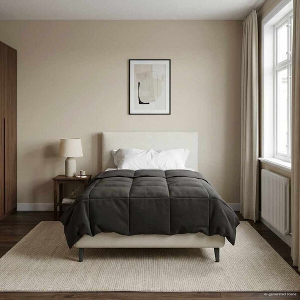 vidaXL Puni pokrivač za cijelu godinu &Scaron;onerisan Antracit 155 x 220 cm