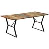 vidaXL Blagovaonski stol od masivnog obnovljenog drva 180 x 90 x 76 cm