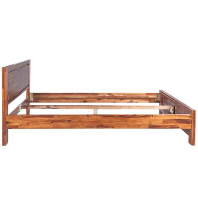 vidaXL Okvir za krevet od masivnog bagremovog drva smeđi veliki bračni