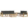 vidaXL Set vanjskih sofa 6 kom. Bijela i antracit