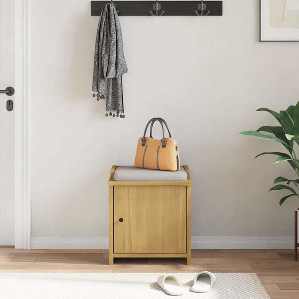 vidaXL Klupa za predsoblje SANDNES 45x40x50 cm od masivne borovine