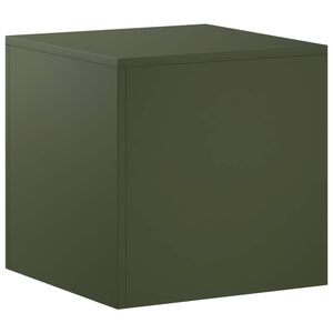vidaXL Stalak za biljke Maslinastozelena 40 x 40 x 40 cm Otporni čelik