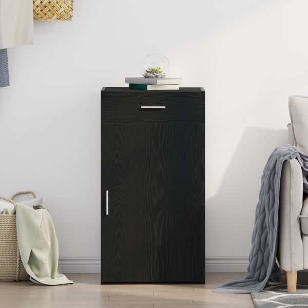 vidaXL Kreveta s ladicama Crni hrast 50 x 42,5 x 93 cm