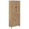 vidaXL Highboard 2 kom. Umjetnički hrast 69,5 x 34 x 180 cm