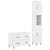 vidaXL Set kupaonskih ormara od 2 dijela HAARLEM Bijela visokog sjaja