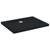 vidaXL Podloga za tu&scaron; s točkicama 90 x 70 x 4 cm ABS Crna