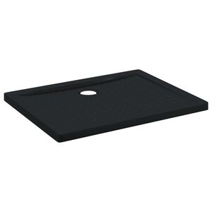 vidaXL Podloga za tu&scaron; s točkicama 90 x 70 x 4 cm ABS Crna