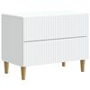 vidaXL Noćni ormar Bijela 62 x 34,5 x 48 cm Konstruirano drvo