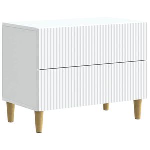 vidaXL Noćni ormar Bijela 62 x 34,5 x 48 cm Konstruirano drvo