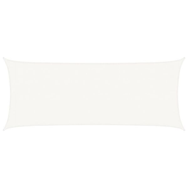 vidaXL Jedro za zaštitu od sunca 160 g/m² bijelo 2 x 5 m HDPE