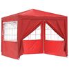vidaXL &Scaron;ator za zabave Crvena 250 x 250 x 240 cm PE i čelik