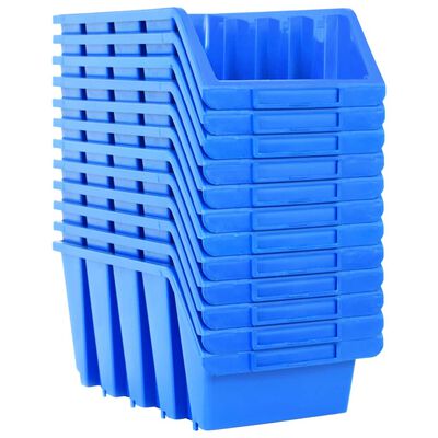 vidaXL Složive kutije za pohranu 14 kom plave plastične