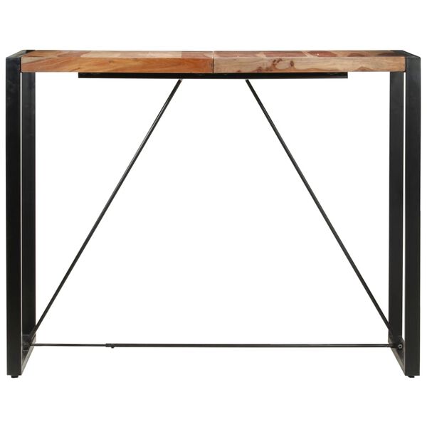 vidaXL Barski stol od masivnog drva akacije 140 x 70 x 110 cm
