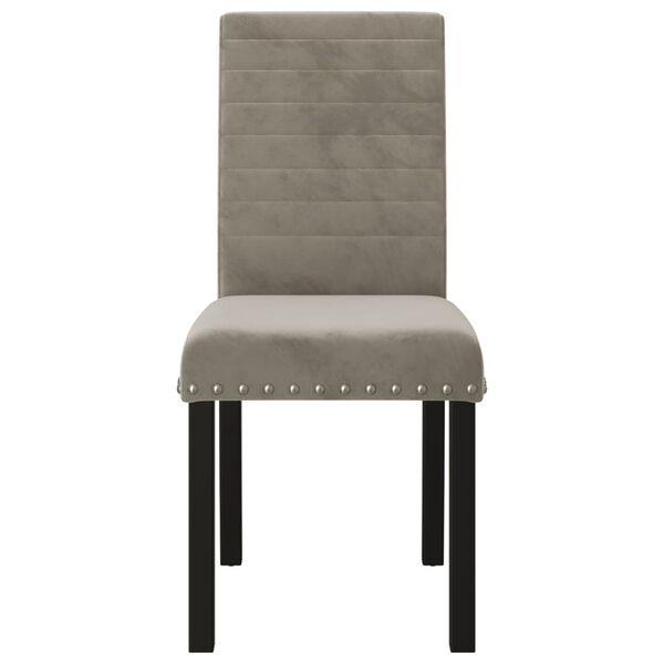 vidaXL Blagovaonske stolice 6 kom svjetlosive bar&scaron;unaste