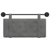 vidaXL Držeće uzglavlje Zidne Tamno siva 90 x 55 x 5 cm Bar&scaron;un