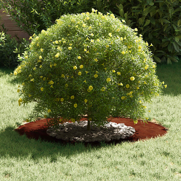 vidaXL pogodno za ravne drvene prstenove 5 pcs Smeđa &Oslash;40 / 70 cm